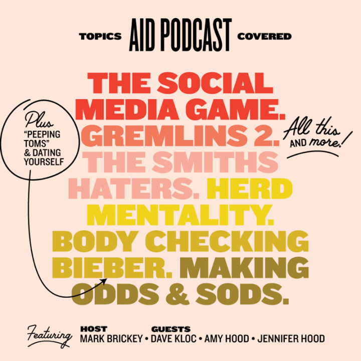Aid Podcast promotion graphic