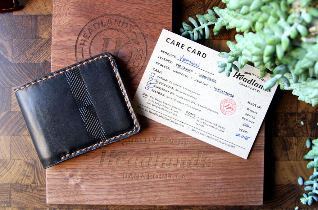 Hoodzpah branding agency Headlands Handmade Leather Goods
