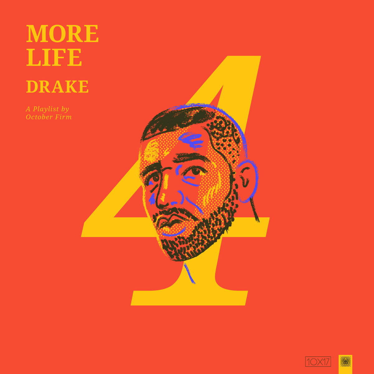 Drake album cover art for 10x17