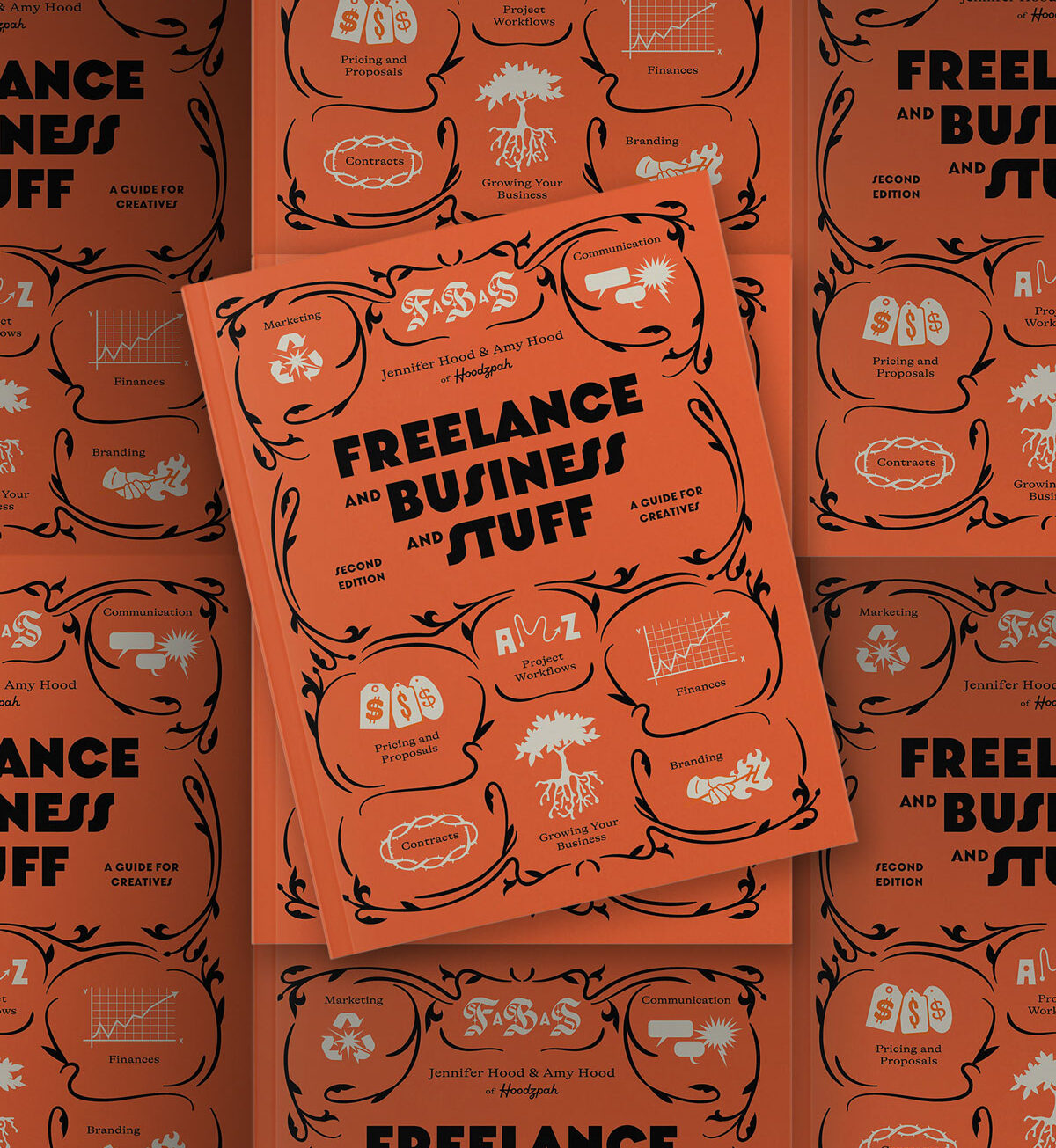Freelance and Business and Syuff book second edition in stacks