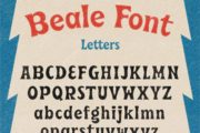 Beale Font Letters