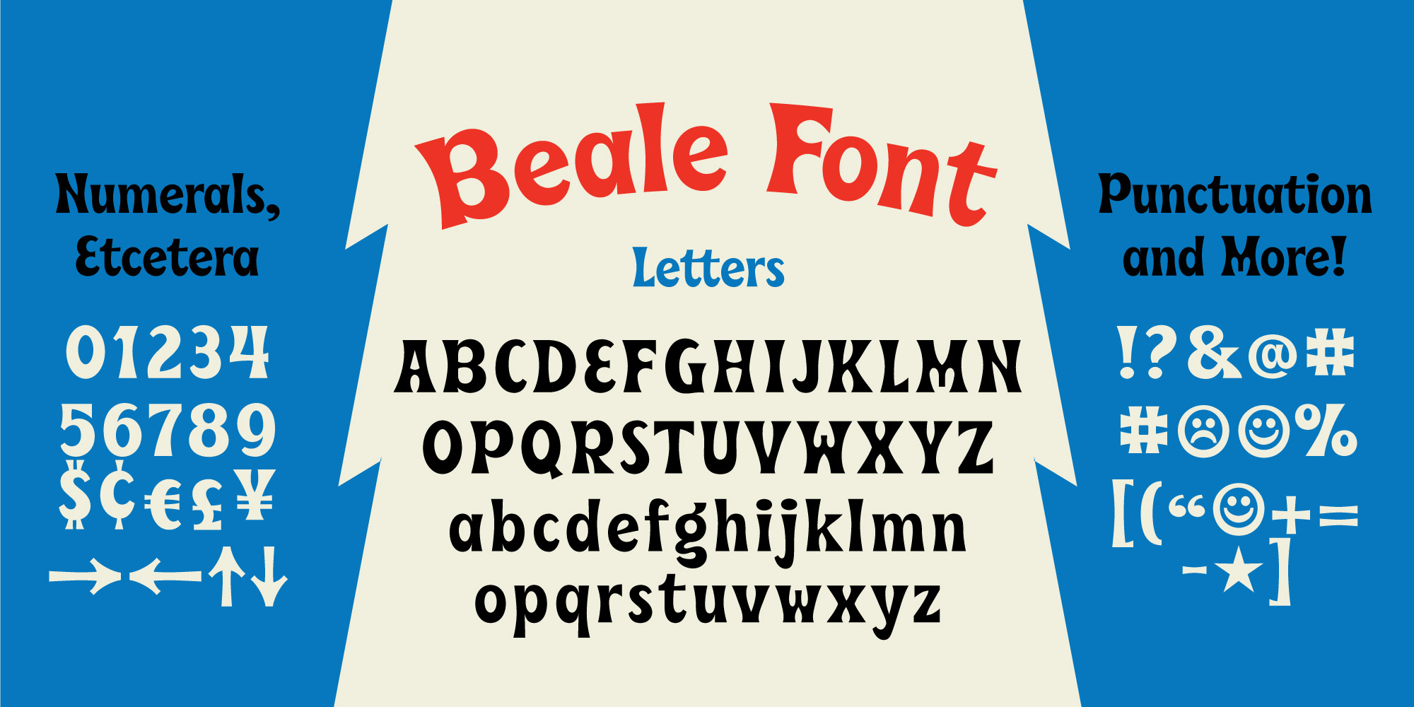 Beale font characters by Hoodzpah