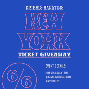 Dribbble Hangtime NYC Giveaway flyer