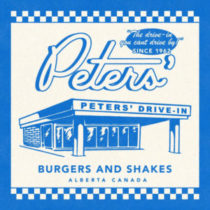 Peters burger illustration by Greyson Kelly Design