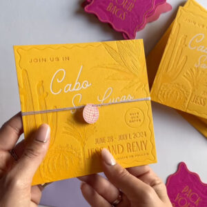 Letterpress cards printed by Swell Press