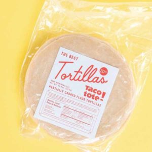Taco tote tortilla packaging