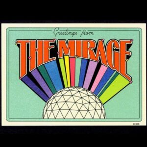 The Mirage postcard by Smith & Diction
