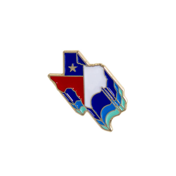 Texas State enamel pin