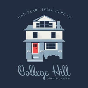 College Hill house illustration