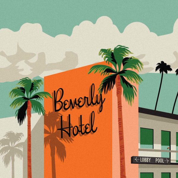 Beverly Drive Hotel illustration