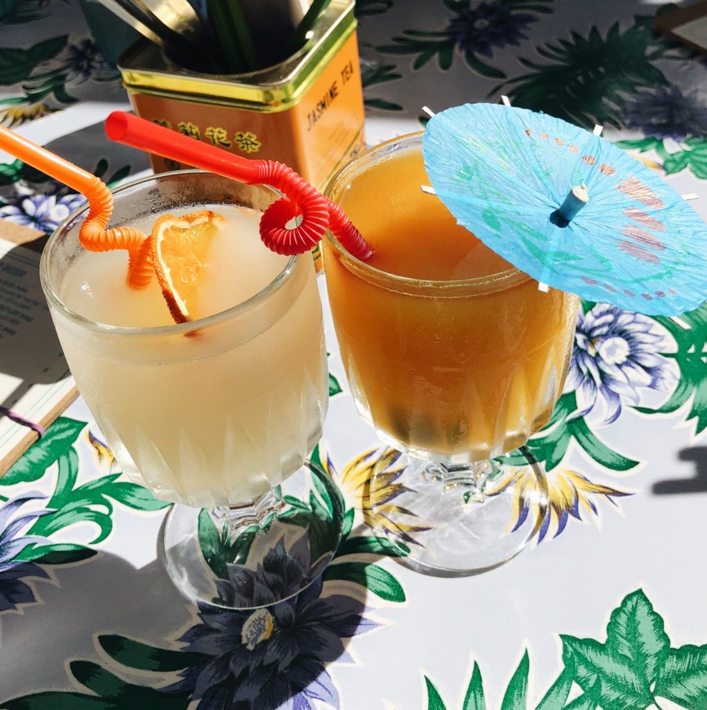 Tropical drinks from Hai Hai in Minneapolis Minnesota