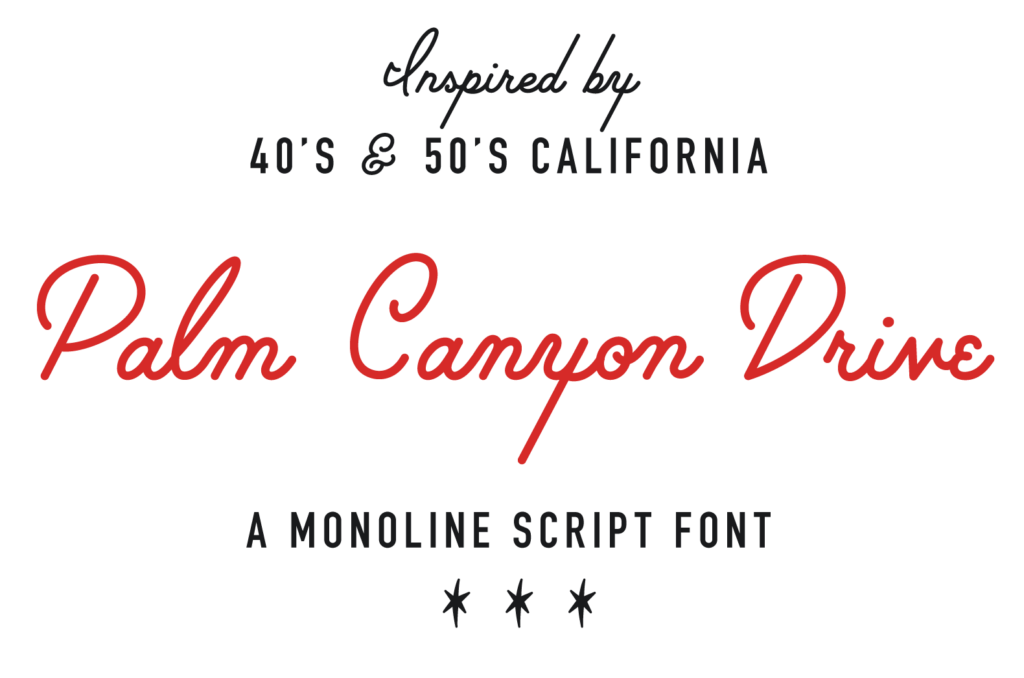 Palm Canyon Font