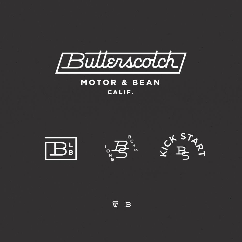 butterscotch motor and bean logo system