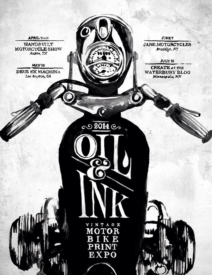 OIl & Ink 2014 expo flyer
