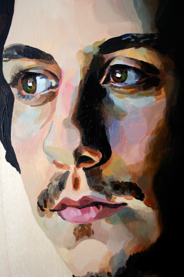 Jordan Sabolick Painting of his face