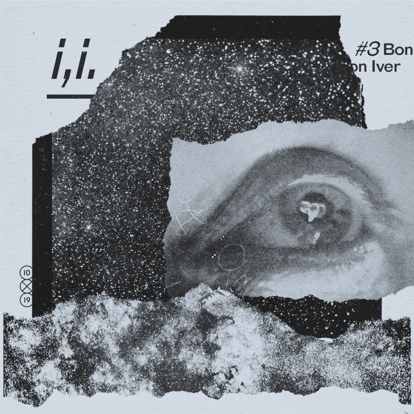 BonIver album cover by Jen Hood for 10x19