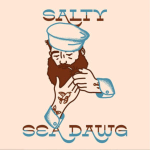 Salty Seadawg illustration by Louis Frey