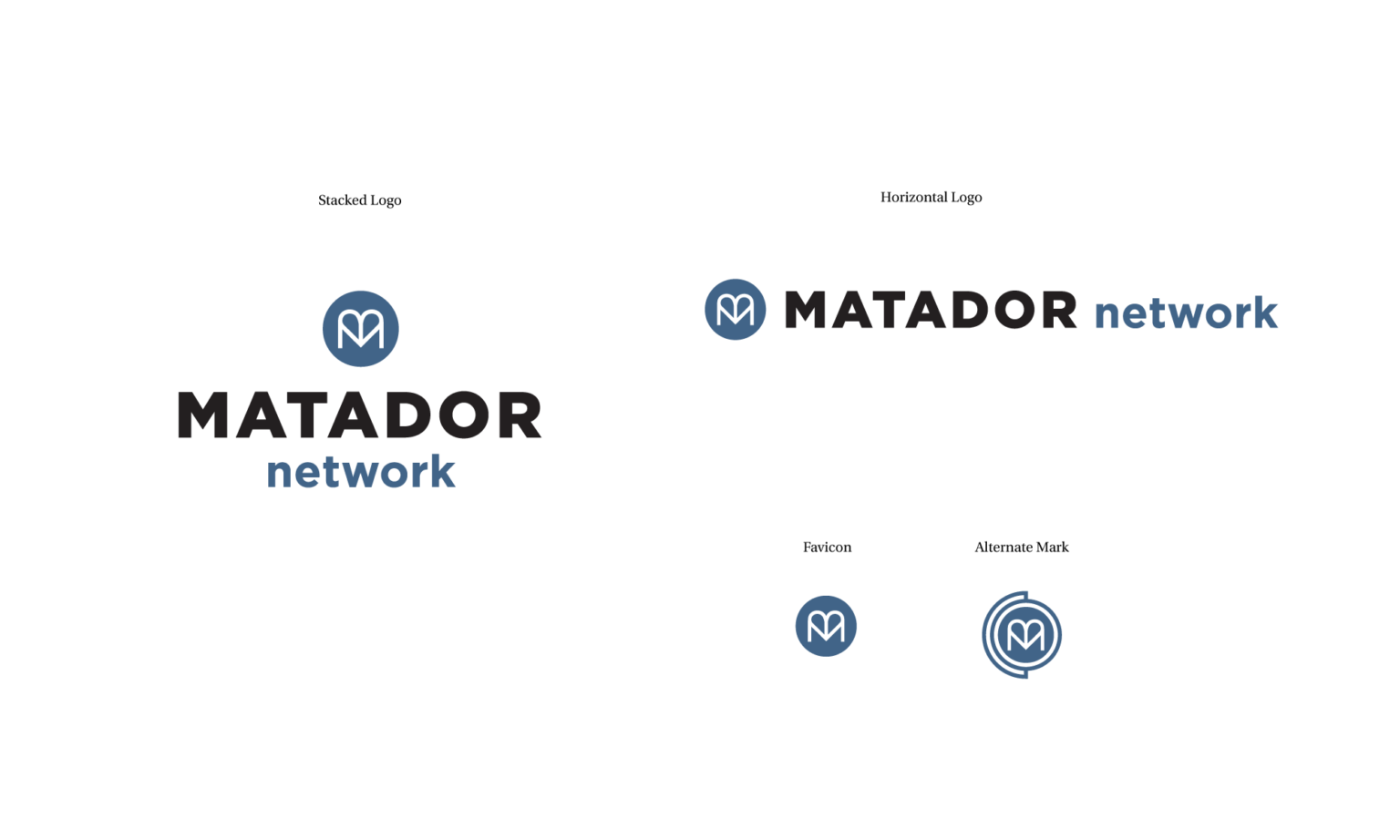 Matador Network Logo Redesign Hoodzpah