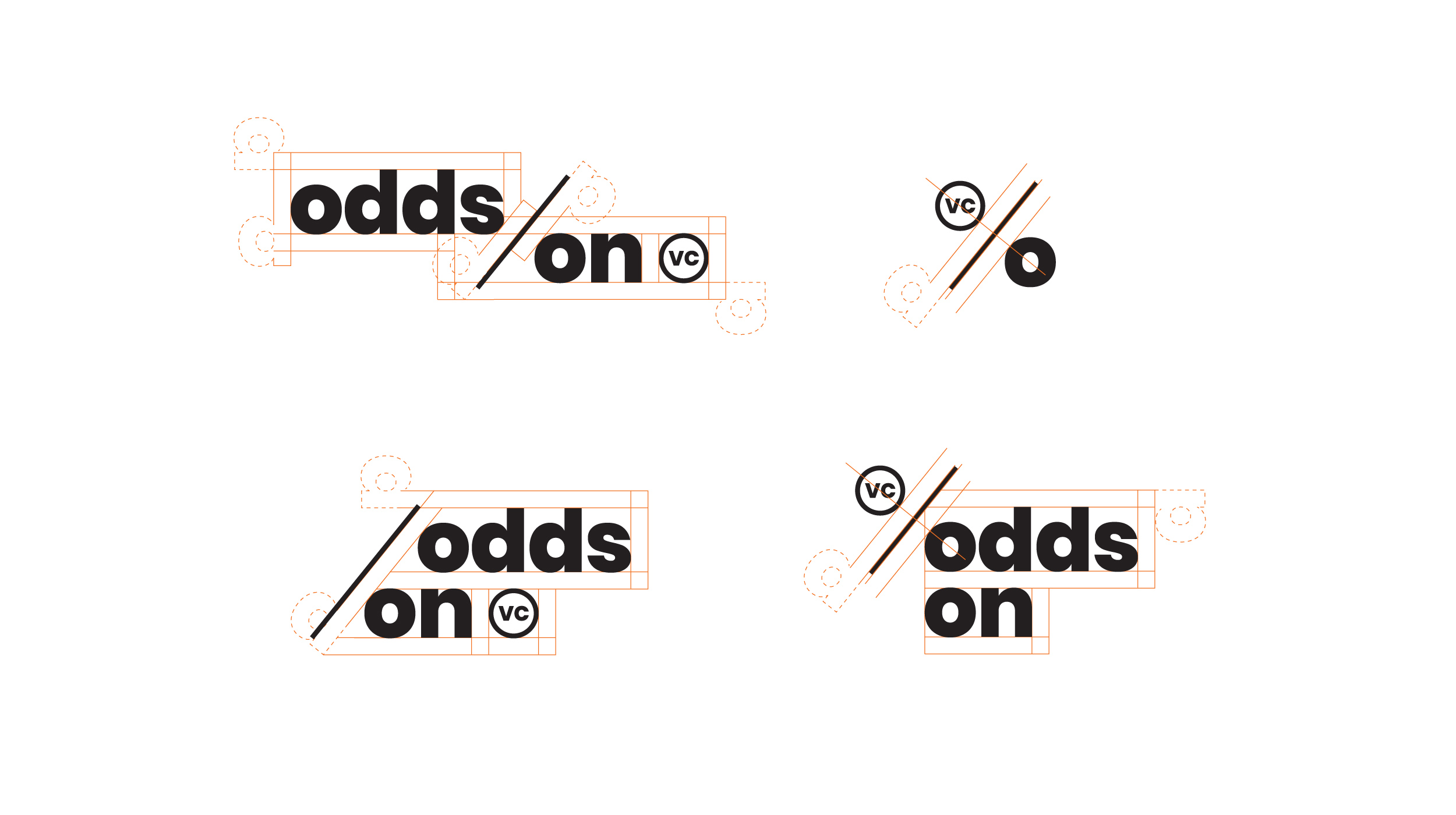 Odds On Logo grid and spacing