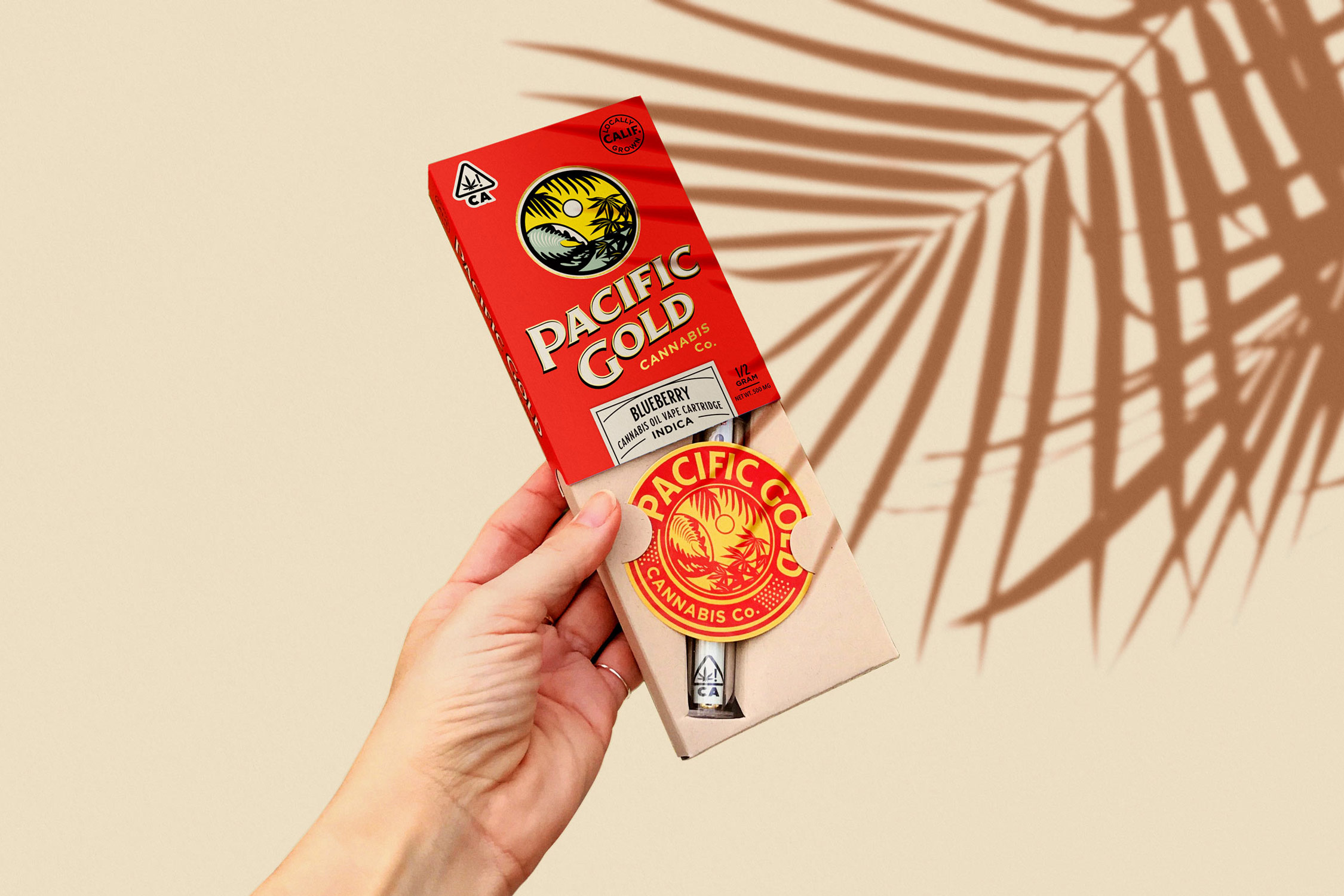 Pacific Gold retro packaging