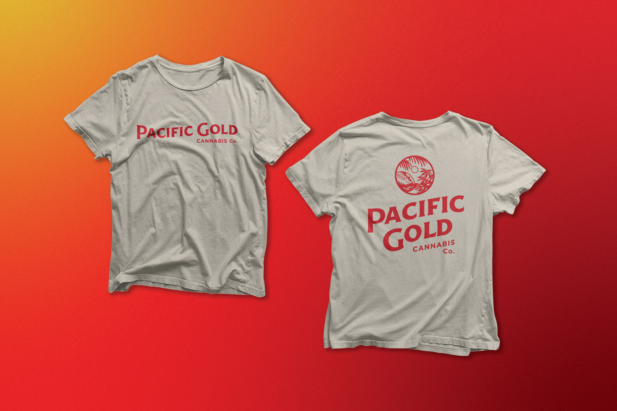 Pacific Gold Ecru Tee Design