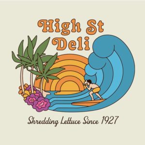 Ben Kocinski High st Deli Logo Beverly Drive Right font by Hoodzpah