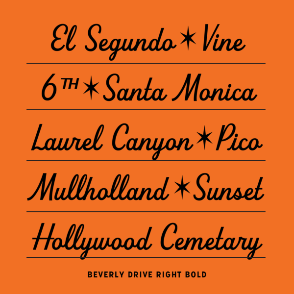 Beverly Drive Right Cover bold