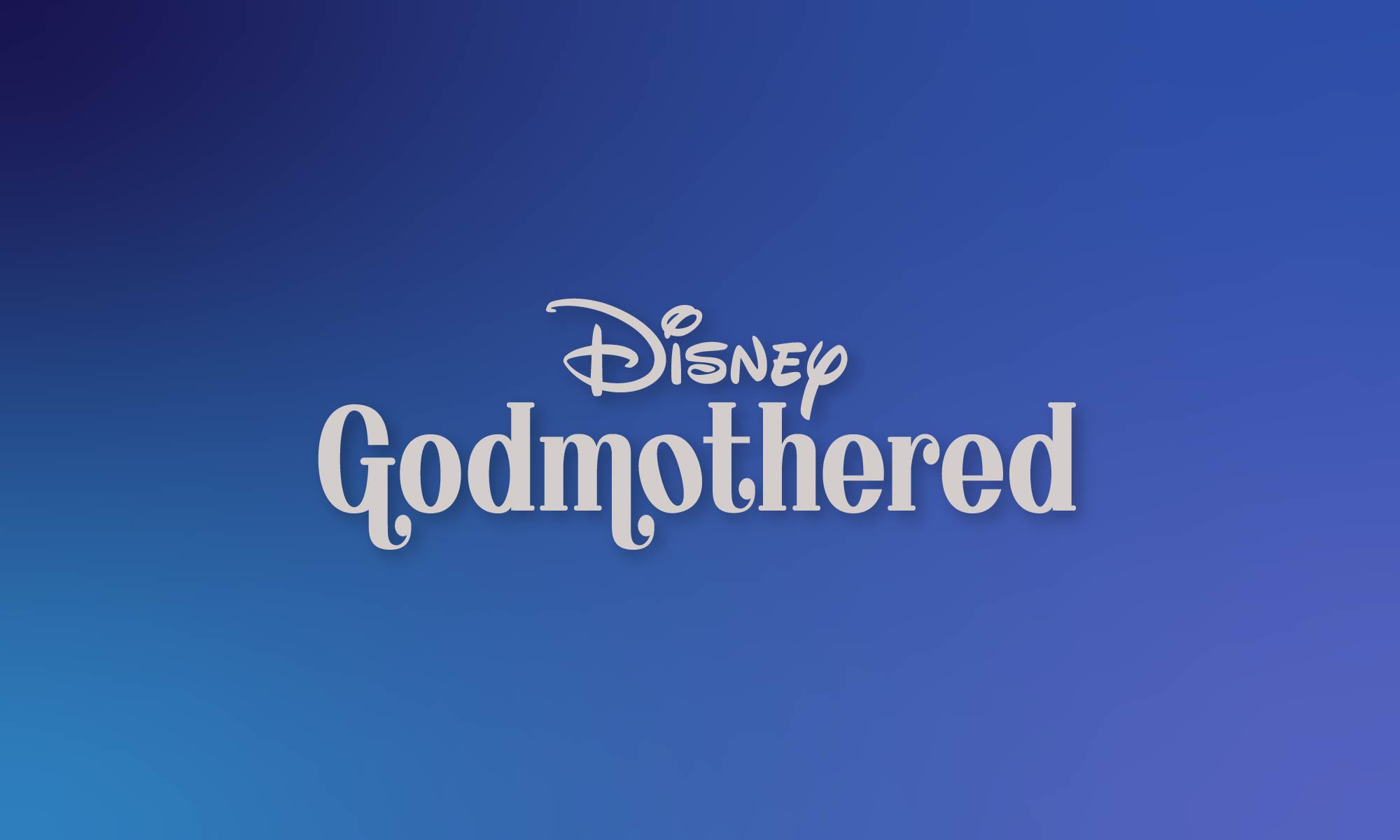 Godmothered Disney Title Treatment by Hoodzpah featuring storybook style lettering