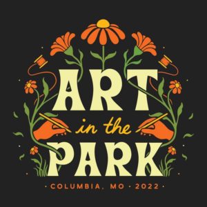 Art in the Park Illustration by so so studio using beal font by hoodzpah