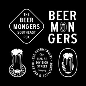 The beer mongers branding by Drew Lakin using Beverly Drive font by Hoodzpah