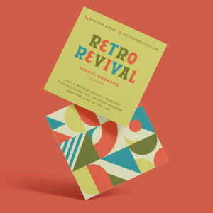 Retro Revival card by Beq Design