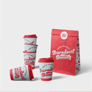 daredevil donuts packaging