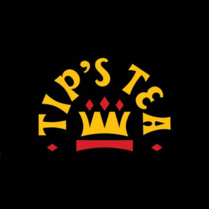 Identity design for Tip’s Tea by Bankhead Seafood using Beale font by Hoodzpah