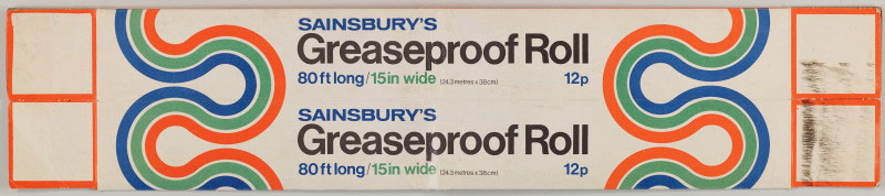 Grease Paper Sainsbury branding