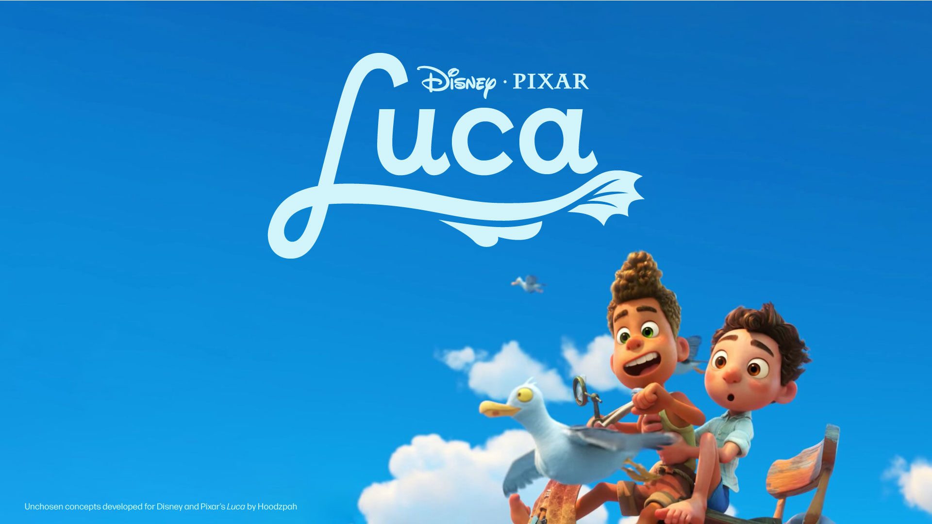 Title Treatment Concepts for Disney and Pixar's Luca - Hoodzpah % %
