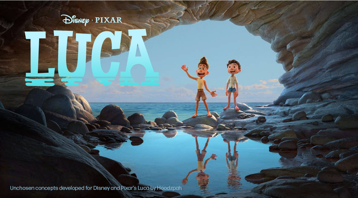 Luca Movie Title Treatment Unchosen Concepts by Hoodzpah for Disney Pixar