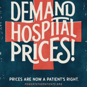 Aiden Guinnip demand hospital prices using Santa Ana Sans by Hoodzpah
