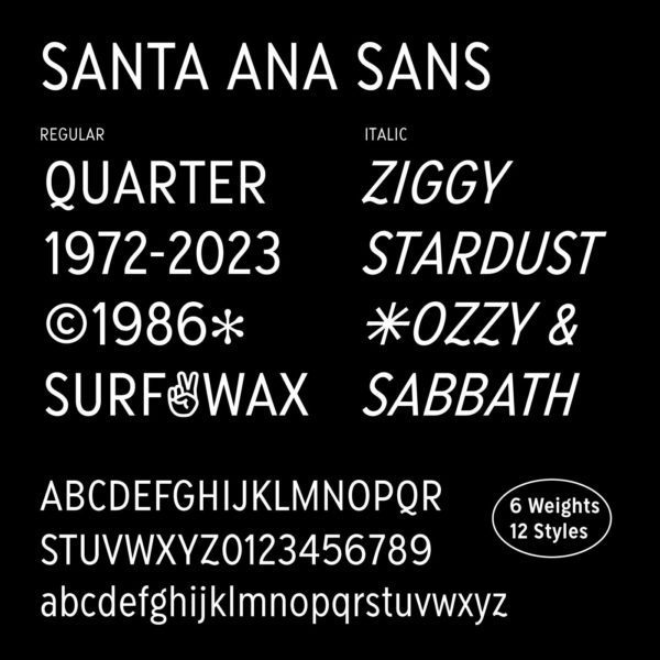 Santa Ana Sans Hoodzpah feature