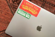 I Brake For Taco Trucks Sticker Laptop