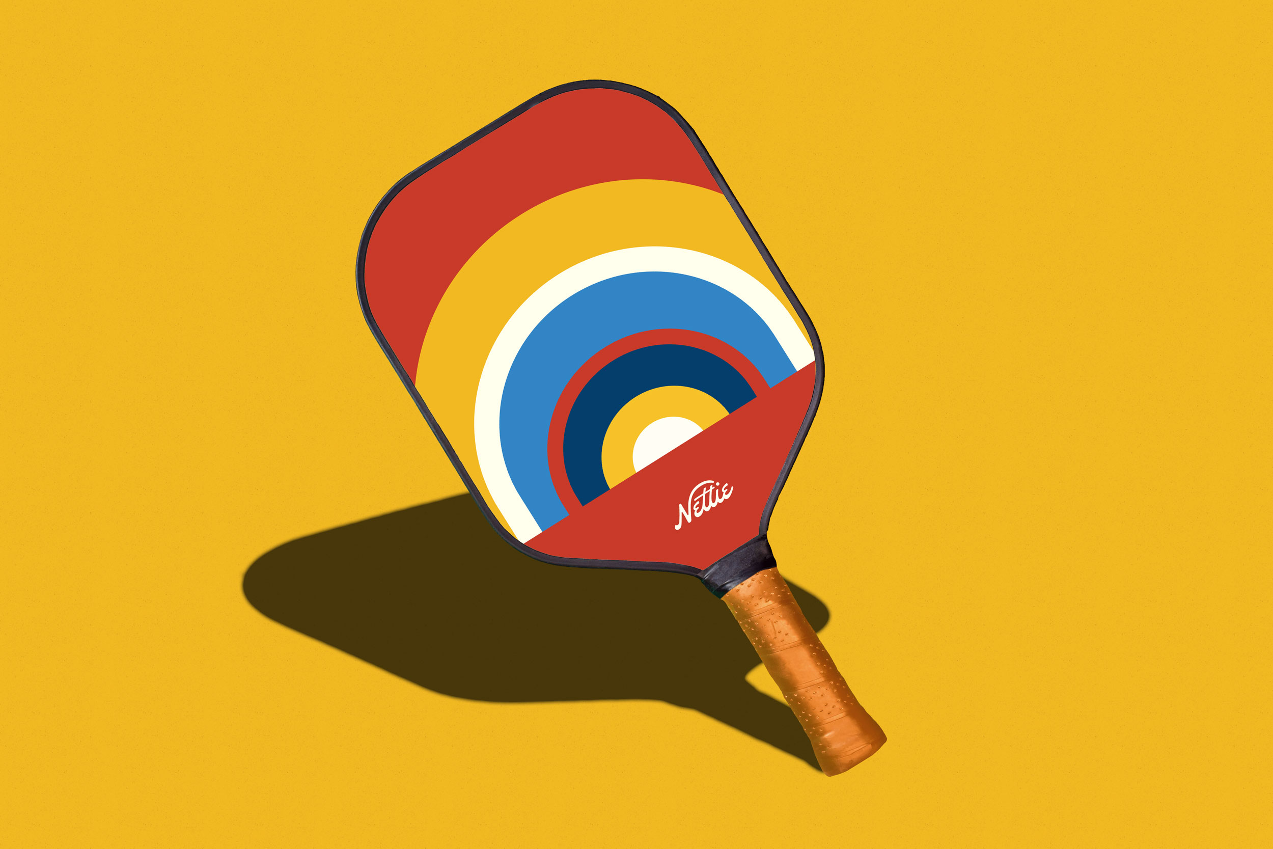 Nettie Pickleball Paddle Design by Hoodzpah brand identity studio
