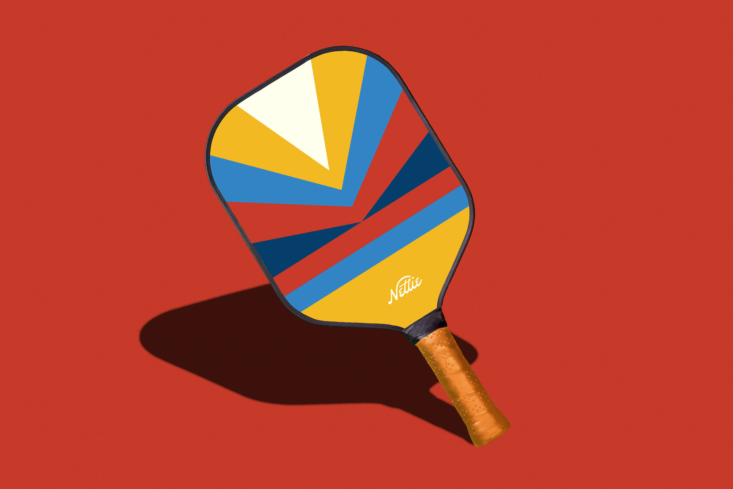 Nettie Pickleball Paddle Design by Hoodzpah brand identity studio