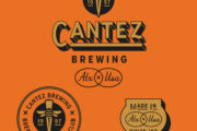 Chapman Ave font Cantez beer logo