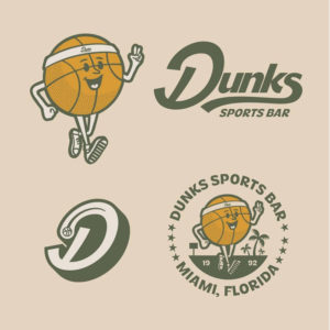 Dunks Visual Identity by Rostrand Design