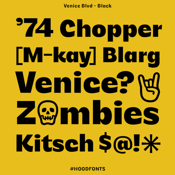 Venice Blvd Font - Hoodzpah