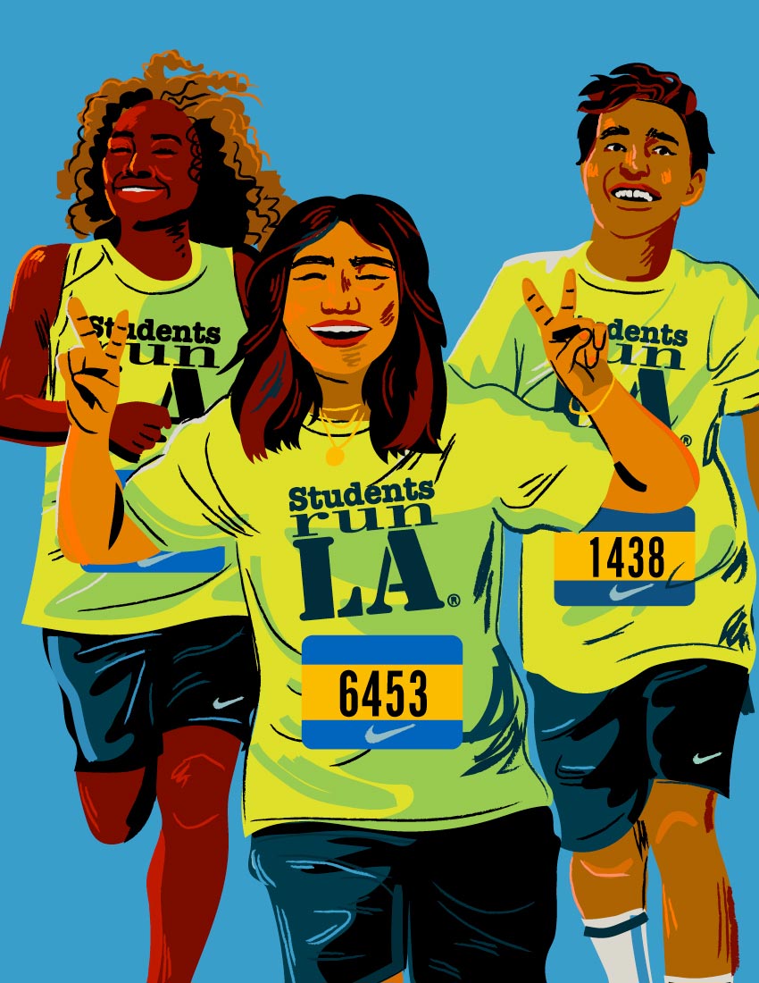 Students Run LA Nike Hoodzpah