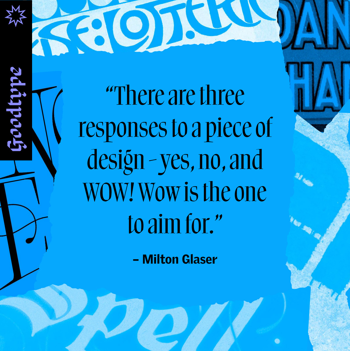 Goodtype rebrand Milton Glaser