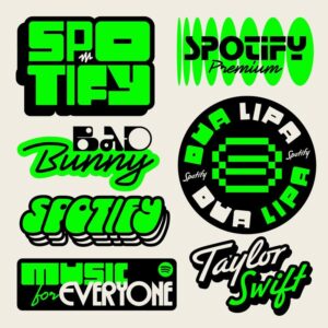 Spotify stickers by FAEL