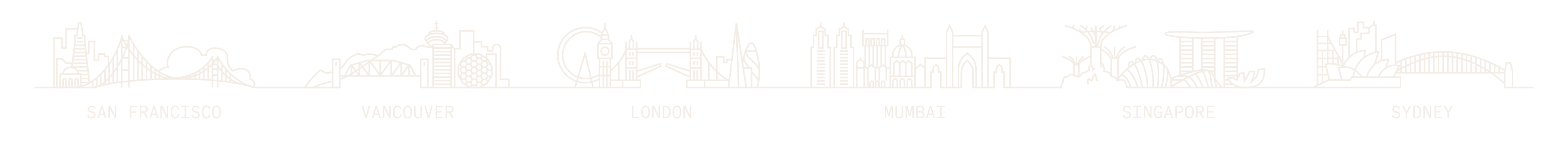 Illustration of the cities that ILM has studios in