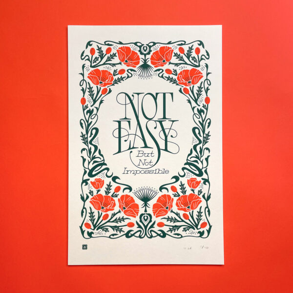 Not Easy Not Impossible Poster