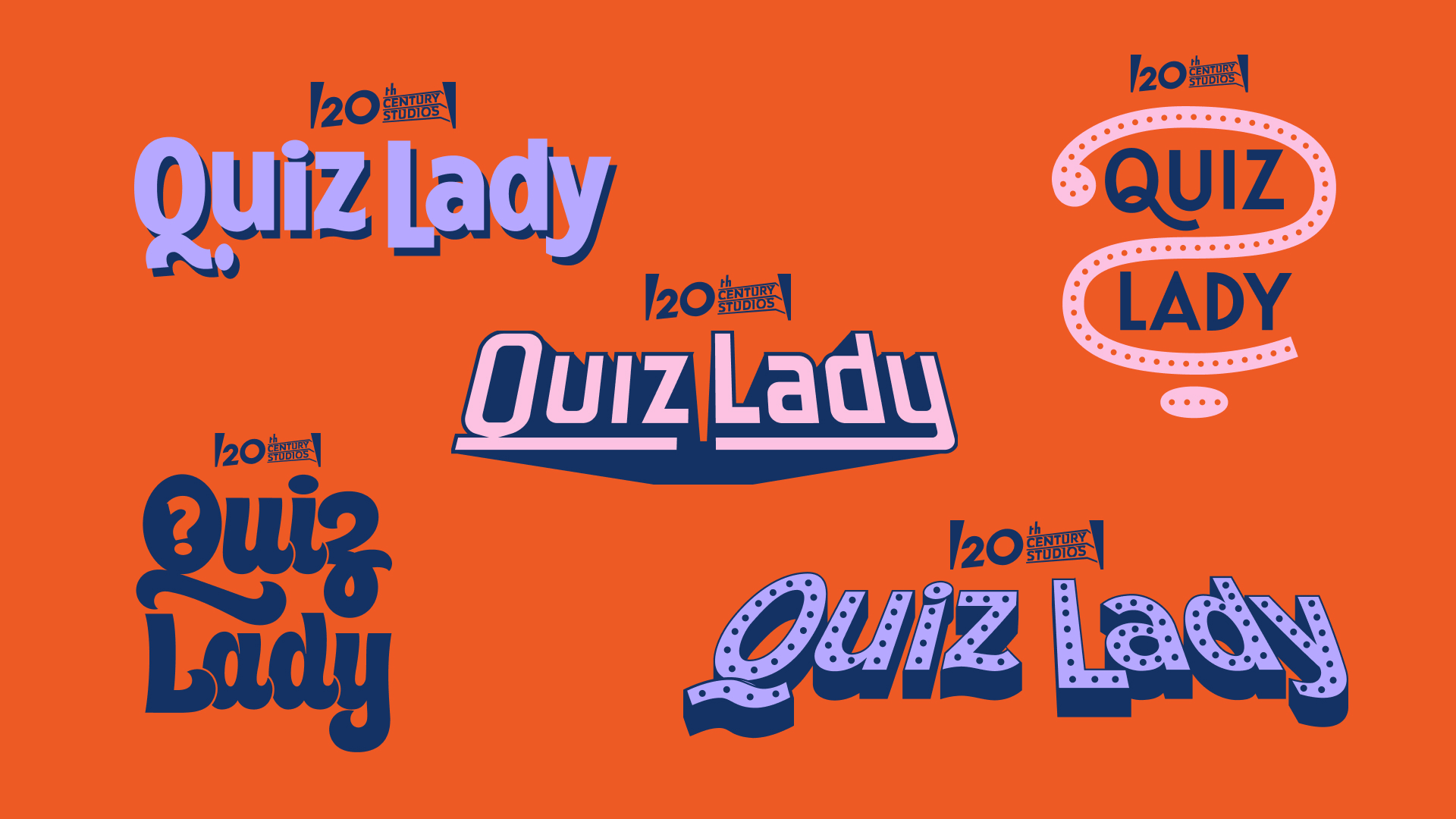 Quiz Lady logos by Hoodzpah